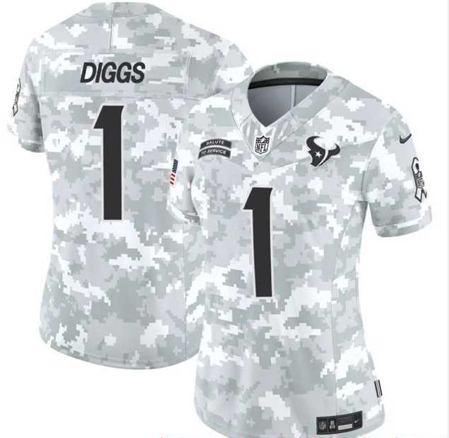 Women's Houston Texans #1 Stefon Diggs 2024 F.U.S.E Arctic Camo Salute To Service Limited Stitched Jersey Dzhi,We sell and wholesale Women's Houston Texans #1 Stefon Diggs 2024 F.U.S.E Arctic Camo Salute To Service Limited Stitched Jersey Dzhi on line form chian!